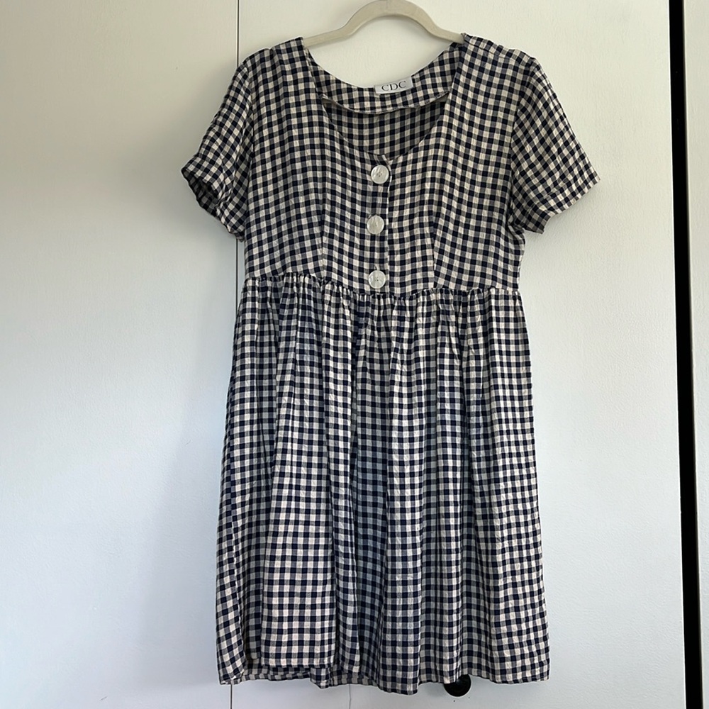 Vintage 90 gingham dress